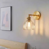 TulipGlow Wandlampe | Retro Design Blütenform | Glas & Metall | Dekorative Beleuchtung