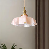 NostaLume Glasblume Hängelampe | Vintage Pendelleuchte | Elegantes Licht für Zuhause