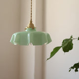 NostaLume Glasblume Hängelampe | Vintage Pendelleuchte | Elegantes Licht für Zuhause