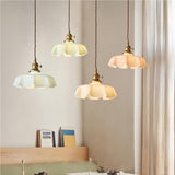 NostaLume Glasblume Hängelampe | Vintage Pendelleuchte | Elegantes Licht für Zuhause