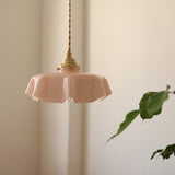 NostaLume Glasblume Hängelampe | Vintage Pendelleuchte | Elegantes Licht für Zuhause