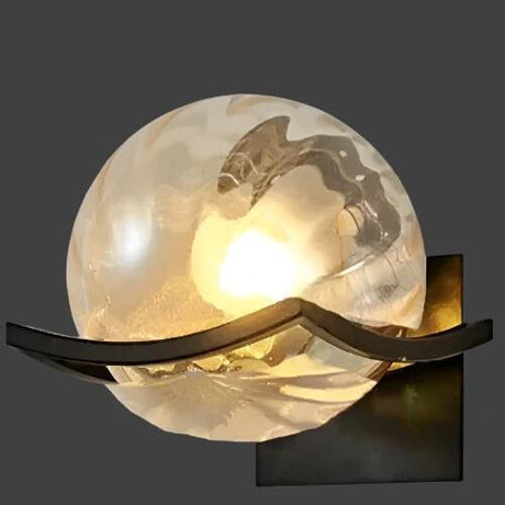 LumiGlide Moderne LED-Wandleuchte Glas | Elegantes Design | Warmweißes Licht | Perfekt für Innenräume