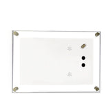 DisplayFrame™ Digitaler Anzeigerahmen aus Acryl | LED-Beleuchtet | Modernes Design für Fotos & Werbung