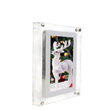DisplayFrame™ Digitaler Anzeigerahmen aus Acryl | LED-Beleuchtet | Modernes Design für Fotos & Werbung