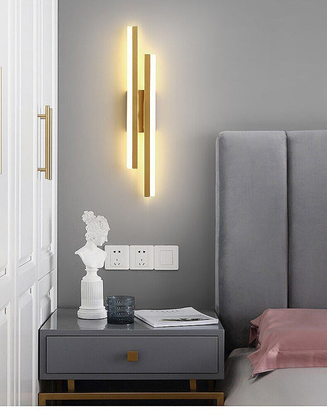 LumiStrip Moderne LED Wandlampe | Minimalistisches Design | Längliches Streifenlicht | Dimmbar & Energieeffizient