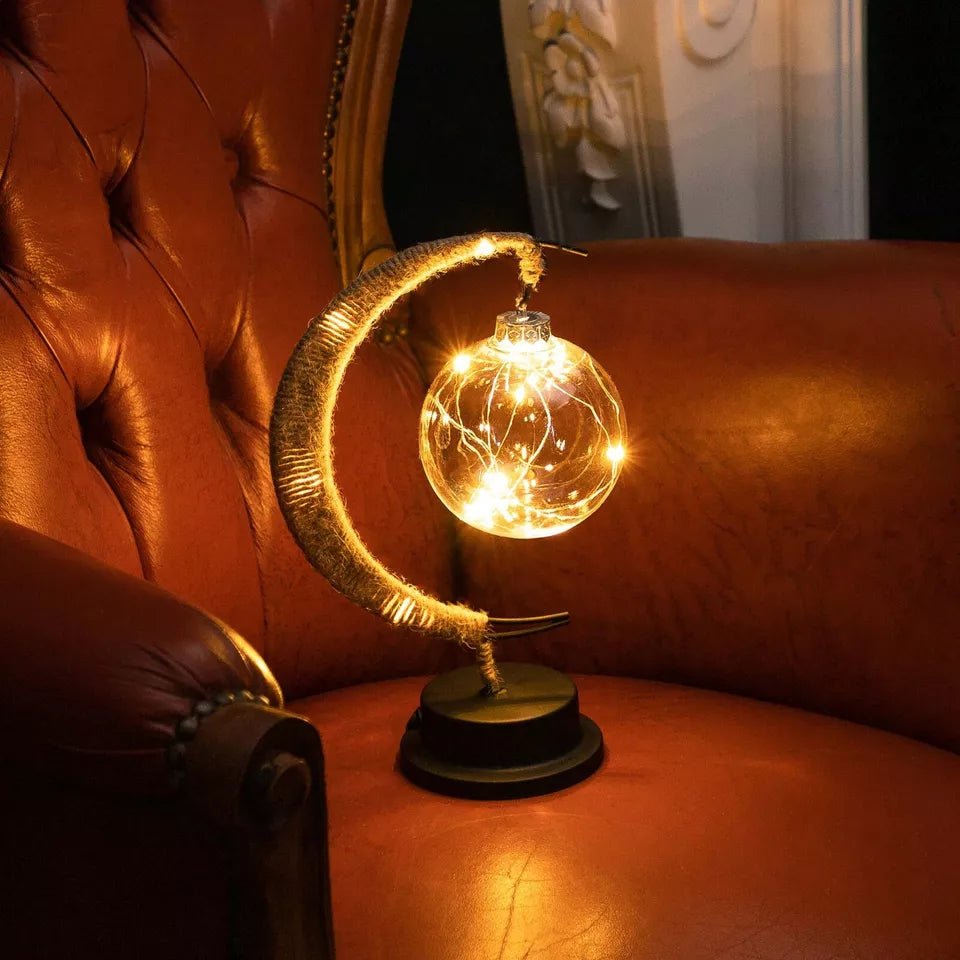 LunarGlow Magische Mondlampe | LED Stimmungslicht | 3D-Druck Design | Dekorative Beleuchtung für Zuhause