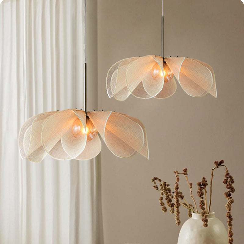 ZenLuma Japandi Blumenlampe | LED Dekolicht | Minimalistisches Design | Ambiente für Zuhause