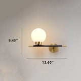 GlowVine Wandlampe im nordischen Design | Minimalistisches Glas-Design | 1 oder 2 Lichter | Elegante Wandleuchte