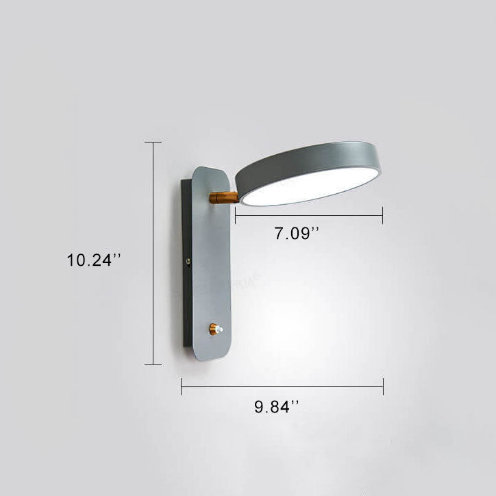 IllumiTurn – Nordic LED Drehbare Wandleuchte | Macaron Design | Verstellbare Beleuchtung