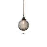LotuSphere Retro Glas Pendelleuchte | Elegantes Design | Lotus-Struktur | Dekoratives Licht