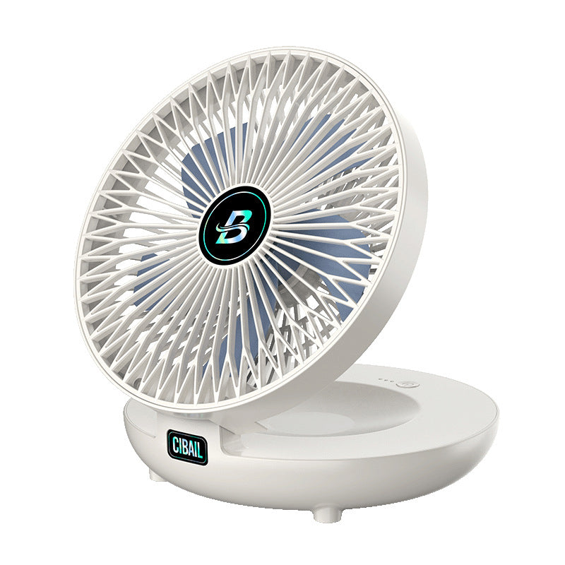 BreezeMate Mini-USB Ventilator | Tragbar & Wiederaufladbar | Verstellbar | Wand- & Desktopnutzung