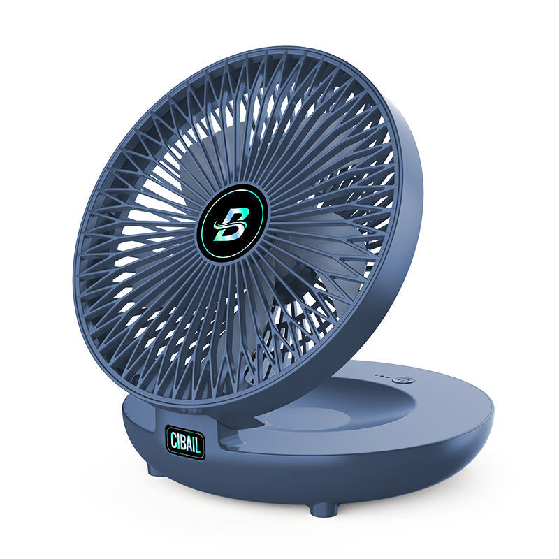 BreezeMate Mini-USB Ventilator | Tragbar & Wiederaufladbar | Verstellbar | Wand- & Desktopnutzung