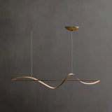 GlideWave LED Pendelleuchte | Metall & Acryl Design | Modernes Interieur | Hängelampe für Esszimmer & Wohnzimmer