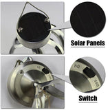 SolarChime LED Windspiel | Solarbetrieben | Stimmungsvolle Gartendeko | Farbwechsel