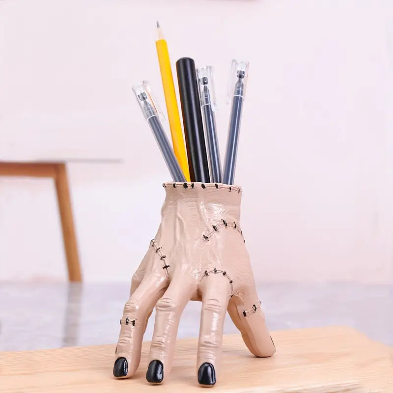MysticHand Spooky Stiftehalter | Kreativer Schreibtisch-Organizer | Halloween Dekoration | Unheimliche Hand