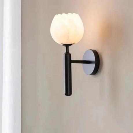 RoseMarble Marmor Wandleuchte | Elegantes Design | Wandbeleuchtung für Zuhause