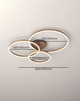 Glintora Elegante Ring-Deckenleuchte | LED-Technologie | Dimmbares Licht | Modernes Design