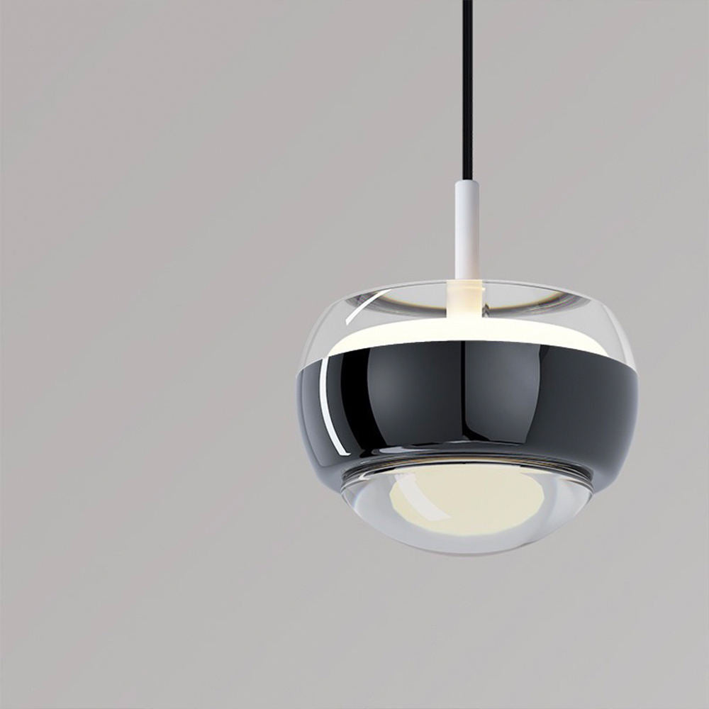 NovaHalo Halbkreis LED Pendelleuchte | Modernes Design | Dimmbar | Elegante Beleuchtung für Esszimmer & Wohnzimmer