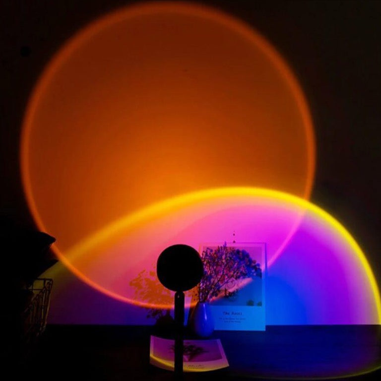 GlowScape Golden Hour LED Lampe | Stimmungslicht | Deko für Zuhause | Sonnenuntergangseffekt