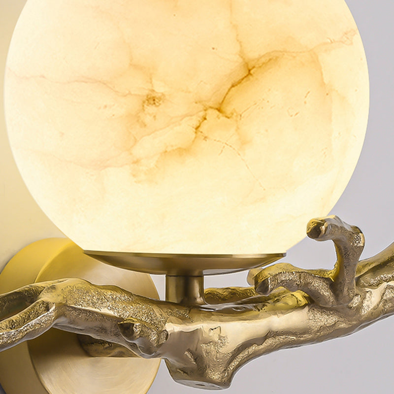 LunaMarmo Marmor-Wandlampe | Kreatives Design | LED Beleuchtung für Stilvolle Innenräume