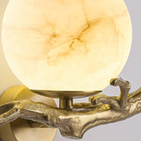 LunaMarmo Marmor-Wandlampe | Kreatives Design | LED Beleuchtung für Stilvolle Innenräume