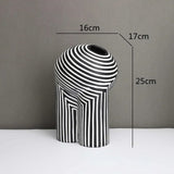 Formivase Abstrakte Geometrische Vase | Elegante Deko | Zeitloses Design für Zuhause