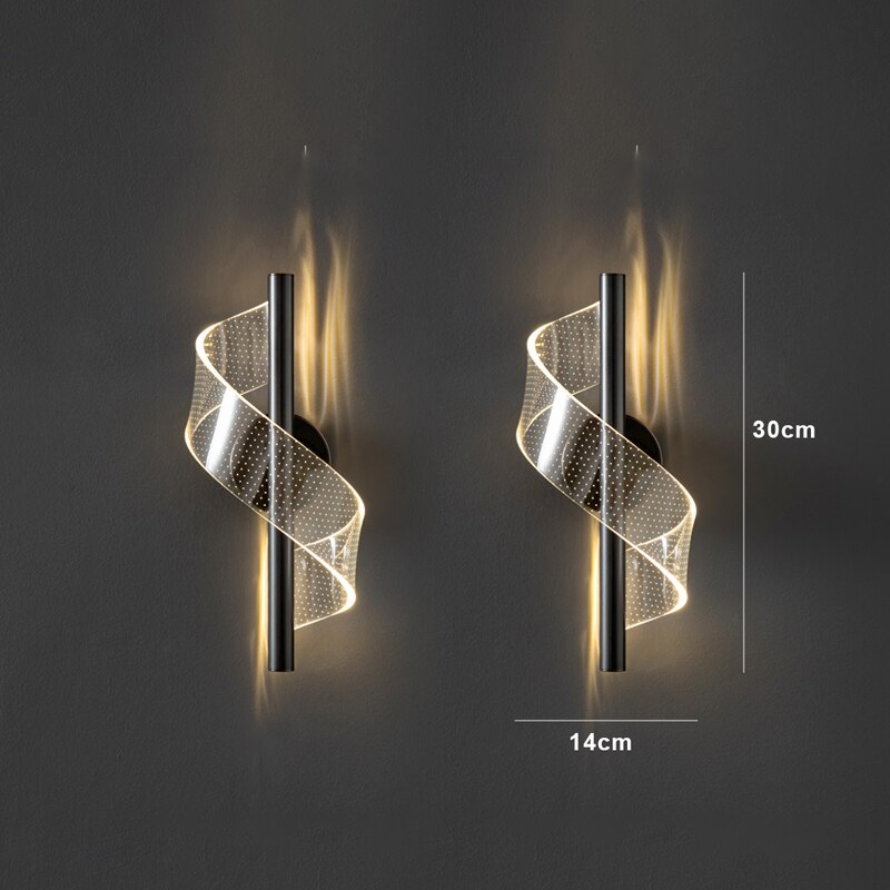 LumiPillar Luxuriöse Wandleuchte mit Glaskandelaber | Elegante Beleuchtung | Premium-Design
