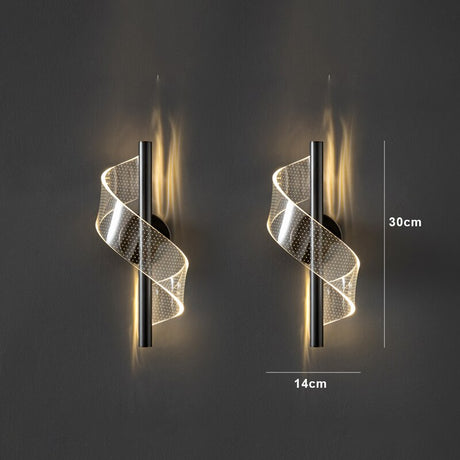 LumiPillar Luxuriöse Wandleuchte mit Glaskandelaber | Elegante Beleuchtung | Premium-Design