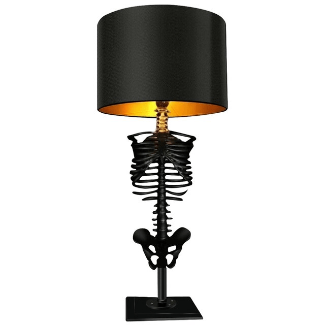 GlowBone Skelett Tischlampe | Einzigartiges Design | Deko & Stimmungslicht für Zuhause
