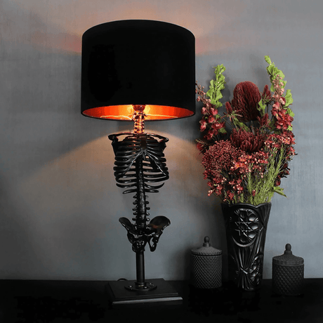 GlowBone Skelett Tischlampe | Einzigartiges Design | Deko & Stimmungslicht für Zuhause
