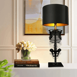 GlowBone Skelett Tischlampe | Einzigartiges Design | Deko & Stimmungslicht für Zuhause