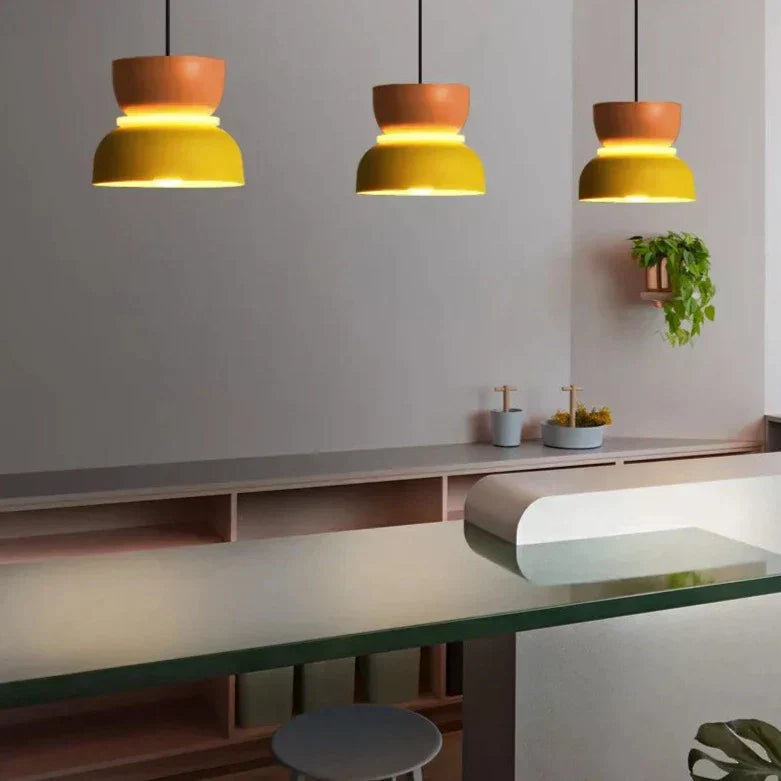 ScandiMacaron Hängeleuchte | Nordic Design Pendelleuchte | Farbakzente für modernes Zuhause