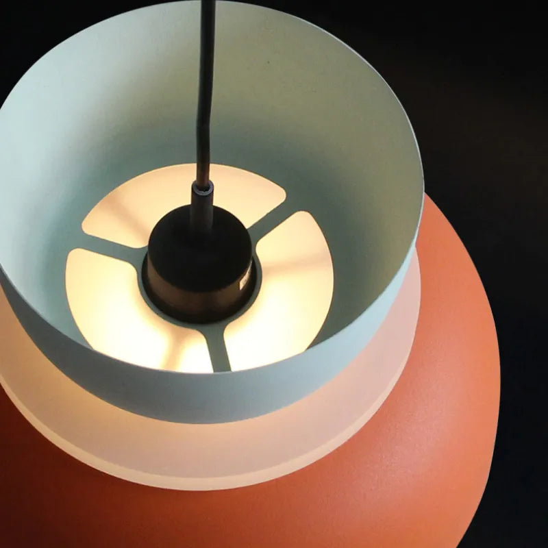 ScandiMacaron Hängeleuchte | Nordic Design Pendelleuchte | Farbakzente für modernes Zuhause