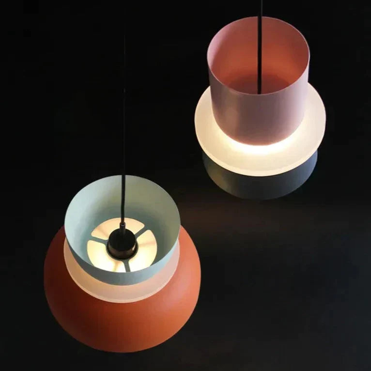 ScandiMacaron Hängeleuchte | Nordic Design Pendelleuchte | Farbakzente für modernes Zuhause