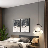 LumaElegance Moderne LED-Pendelleuchte | Heimdekoration | Energieeffizient | Stilvolle Beleuchtung für Wohnräume