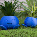 FloraBuddy Blumentopf | Kreativer Pflanztopf im Charakter-Design | Indoor-Deko für Pflanzenliebhaber