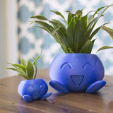 FloraBuddy Blumentopf | Kreativer Pflanztopf im Charakter-Design | Indoor-Deko für Pflanzenliebhaber