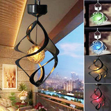 SolarChime LED Windspiel | Solarbetrieben | Stimmungsvolle Gartendeko | Farbwechsel
