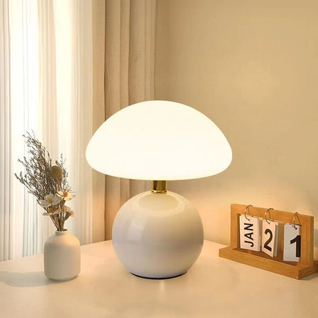 LumiFungi Elegante Pilz-Lampe | LED Tischlampe | Dekorative Beleuchtung | Perfekt für Wohnzimmer & Schlafzimmer