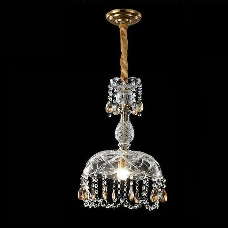 LuxeVara Luxus Kristallkronleuchter | Designer Pendelleuchte | Elegante Beleuchtung | Moderne Raumdeko