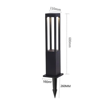 SolaraNova Solarbetriebene Säulenlampe | Nachhaltige Gartenbeleuchtung | LED Außenleuchte | Wetterfest | Solarbetriebene Lichtquelle für Terrasse & Garten