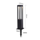 SolaraNova Solarbetriebene Säulenlampe | Nachhaltige Gartenbeleuchtung | LED Außenleuchte | Wetterfest | Solarbetriebene Lichtquelle für Terrasse & Garten